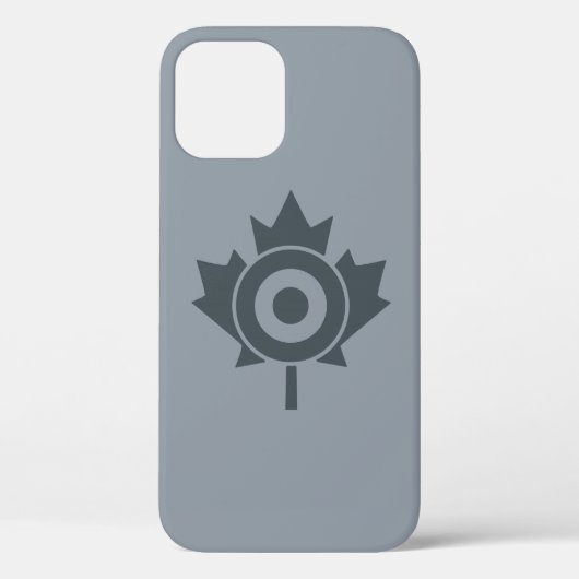 Coques Case-Mate iPhone Symbole canadien de la rondelle de feuille d'érabl (Verso)