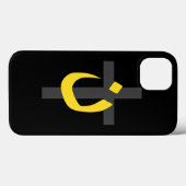 Coques Case-Mate iPhone Symbole chrétien Nazaréen Solidarité Croix Bold (Verso (horizontal))