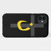 Coques Case-Mate iPhone Symbole chrétien Nazaréen Solidarité Croix Bold (Dos (Horizontal))
