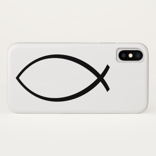 Coques Case-Mate iPhone Symbole Christian Fish (Ichthys) (Dos (Horizontal))
