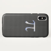 Coques Case-Mate iPhone Symbole Chrome comme Pi sur l'impression Black Car (Dos (Horizontal))