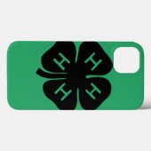 Coques Case-Mate iPhone Symbole : club 4-H (Verso (horizontal))