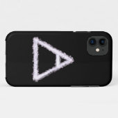 Coques Case-Mate iPhone Symbole d'alchimie de l'élément d'air émietté (Dos (Horizontal))