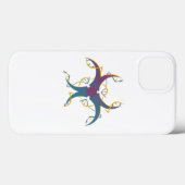 Coques Case-Mate iPhone Symbole de danger de bio épissage génétique (Verso (horizontal))