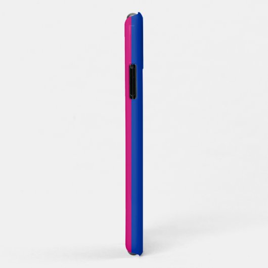 Coques Case-Mate iPhone Symbole de fierté bisexuel (Dos/Droite)