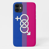 Coques Case-Mate iPhone Symbole de fierté bisexuel (Dos)