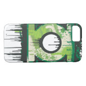 Coques Case-Mate iPhone Symbole de graffiti à lanterne verte (Dos (Horizontal))