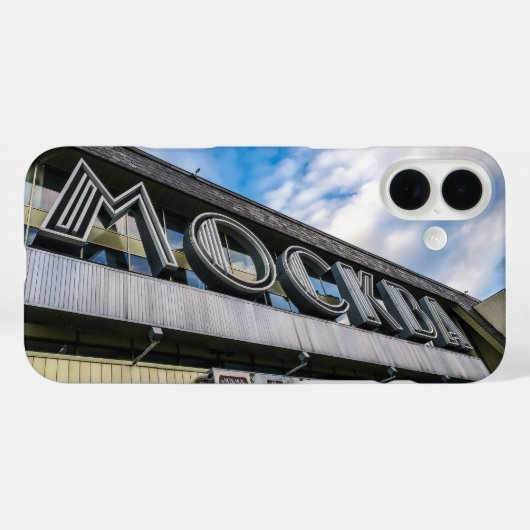 Coques Case-Mate iPhone Symbole de la gare de Moscou (Verso (horizontal))