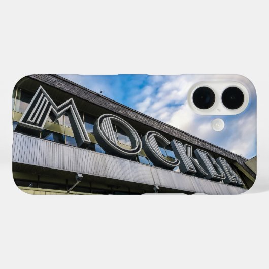 Coques Case-Mate iPhone Symbole de la gare de Moscou (Verso (horizontal))