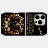 Coques Case-Mate iPhone Symbole de la justice qui protège l'équité et l'ég (Verso (horizontal))