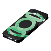 Coques Case-Mate iPhone Symbole de la lanterne de café - Vert (Bas)