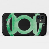 Coques Case-Mate iPhone Symbole de la lanterne de café - Vert (Dos (Horizontal))