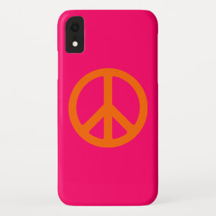 COQUE POUR iPhone XR SYMBOLE DE LA PAIX ORANE