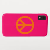 COQUES Case-Mate iPhone SYMBOLE DE LA PAIX ORANE (Dos (Horizontal))