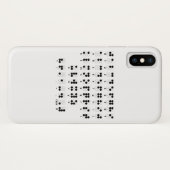 Coques Case-Mate iPhone Symbole de lettres sans visibilité d'alphabet (Dos (Horizontal))
