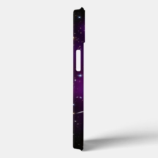 Coques Case-Mate iPhone Symbole de l'infini d'image spatiale violette (Verso / Droite)