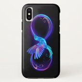 Coques Case-Mate iPhone Symbole de Neon Infinity par Glowing Hummingbird (Dos)