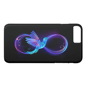 Case-Mate iPhone Case Symbole de Neon Infinity par Glowing Hummingbird