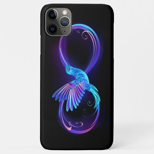 Coques Case-Mate iPhone Symbole de Neon Infinity par Glowing Hummingbird (Dos)