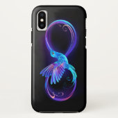 Coques Case-Mate iPhone Symbole de Neon Infinity par Glowing Hummingbird (Dos)