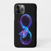 Coques Case-Mate iPhone Symbole de Neon Infinity par Glowing Hummingbird (Dos)