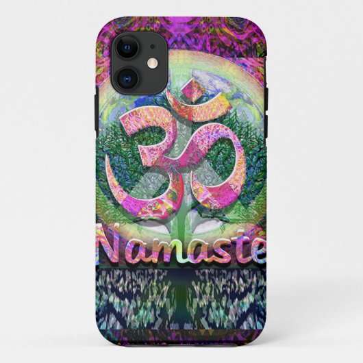 Coques Case-Mate iPhone Symbole de paix de Namaste (Dos)