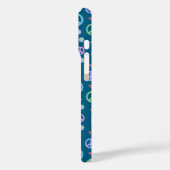 Coques Case-Mate iPhone Symbole de paix, Fleurs & Coeurs (Verso / Gauche)