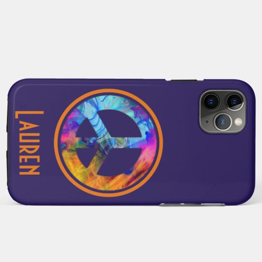 Coques Case-Mate iPhone Symbole de paix gras (Dos (Horizontal))