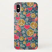 Coques Case-Mate iPhone Symbole de paix Hipster Pacifisme Design (Dos)