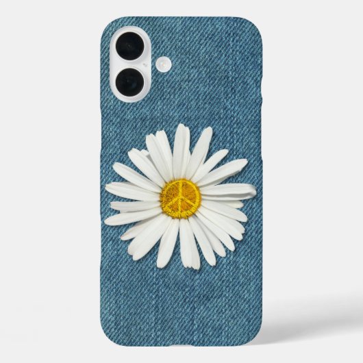 Coques Case-Mate iPhone Symbole de paix intérieur Faisy - Denim Jeans (Verso)