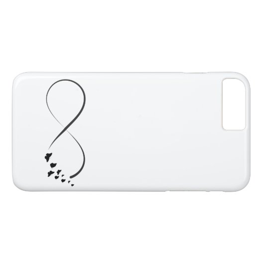 Coques Case-Mate iPhone Symbole de papillon d'infini (Dos (Horizontal))