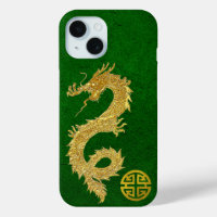 Symbole de prospérité chinois du dragon d'or