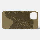Coques Case-Mate iPhone Symbole de tête d'ours BEORN™ (Verso (horizontal))