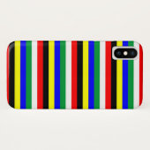 Coques Case-Mate iPhone Symbole des lignes du drapeau sud-africain (Dos (Horizontal))