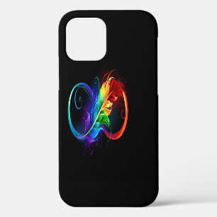 Case-Mate iPhone Case Symbole d'infini avec plume arc-en-ciel