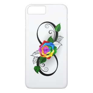 Case-Mate iPhone Case Symbole d'infini avec rose arc-en-ciel