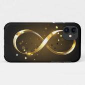 Coques Case-Mate iPhone Symbole d'infini doré (Dos (Horizontal))