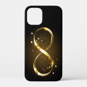 Coques Case-Mate iPhone Symbole d'infini doré (Verso)