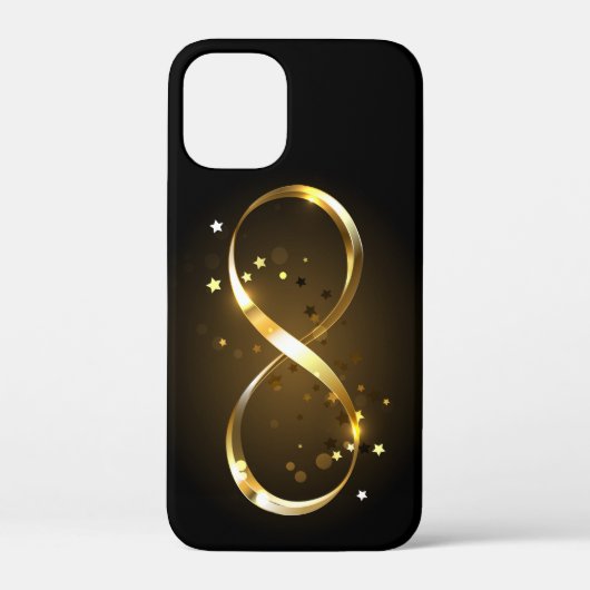 Coques Case-Mate iPhone Symbole d'infini doré (Verso)