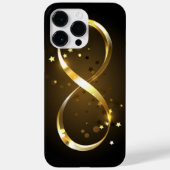 Coques Case-Mate iPhone Symbole d'infini doré (Verso)