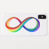 Coques Case-Mate iPhone Symbole d'infinité arc-en-ciel stratifié (Dos (Horizontal))