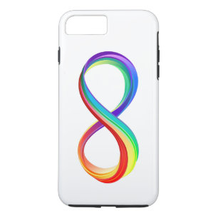 Case-Mate iPhone Case Symbole d'infinité arc-en-ciel stratifié