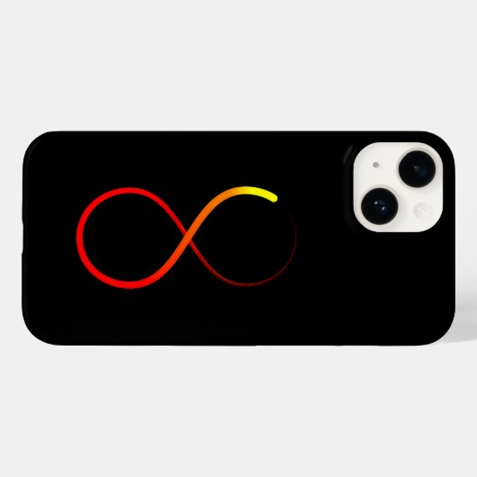 Coques Case-Mate iPhone Symbole d'infinité V2 (Verso (horizontal))