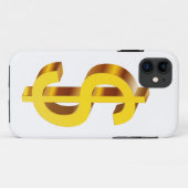 Coques Case-Mate iPhone SYMBOLE Dollar D'Or (Dos (Horizontal))