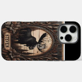 Coques Case-Mate iPhone Symbole d'orignal sculpté (Verso (horizontal))
