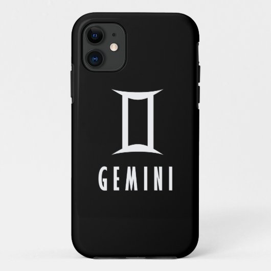 Coques Case-Mate iPhone Symbole du zodiaque de Gemini (Dos)
