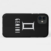 Coques Case-Mate iPhone Symbole du zodiaque de Gemini (Dos (Horizontal))