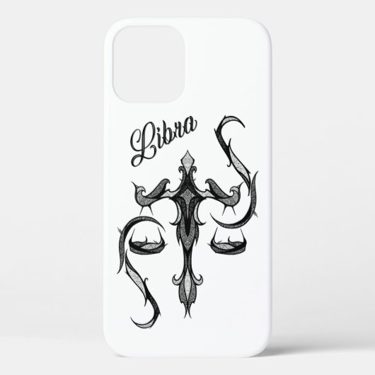 Coques Case-Mate iPhone Symbole du zodiaque de la Balance (Verso)