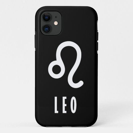 Coques Case-Mate iPhone Symbole du zodiaque de Leo (Dos)