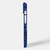 Coques Case-Mate iPhone Symbole du zodiaque Gémeaux sur camouflage bleu ma (Verso / Gauche)